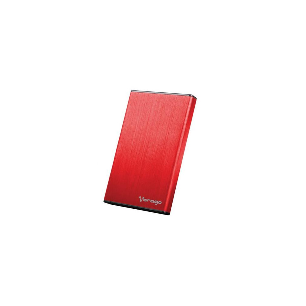 Enclosure Gabinete Vorago HDD-102 para SSD/HDD 2.5" SATA USB 2.0 Color Rojo [ HDD-102-ROJO ]