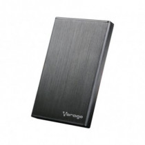 Enclosure Gabinete Vorago HDD-201 para SSD/HDD 2.5" SATA USB 3.0 Color Negro [ HDD-201-BK ]