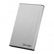 Enclosure Gabinete Vorago HDD-201 para SSD/HDD 2.5" SATA USB 3.0 Color Plata [ HDD-201-PL ]