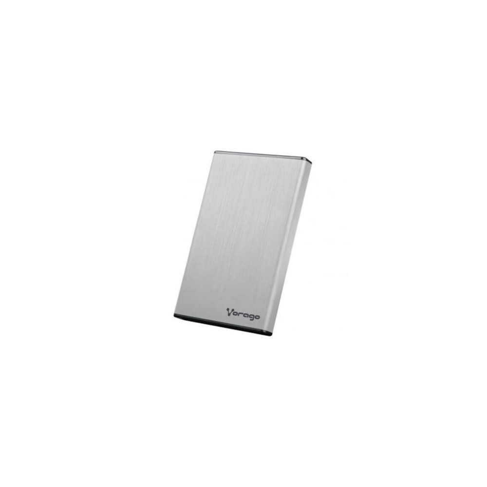 Enclosure Gabinete Vorago HDD-201 para SSD/HDD 2.5" SATA USB 3.0 Color Plata [ HDD-201-PL ]