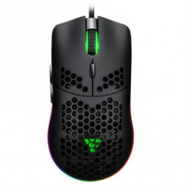 Mouse Game Factor MOG601 Ultralight RGB Sensor PMW3389 16000 dpi 7 Botones Clic Lser Color Negro [ MOG601-BK ]