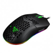 Mouse Game Factor MOG601 Ultralight RGB Sensor PMW3389 16000 dpi 7 Botones Clic Lser Color Negro [ MOG601-BK ]