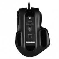 Mouse Game Factor MOG602 Click Lser Pixart 3370 19000 dpi 8 Botones Iluminacin RGB Color Blanco [ MOG602-WH ]