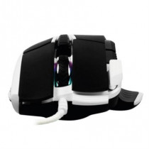 Mouse Game Factor MOG602 Click Lser Pixart 3370 19000 dpi 8 Botones Iluminacin RGB Color Negro [ MOG602-BK ]