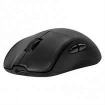 MOUSE GAME FACTOR MOW800 INALAMBRICO WIRELESS 2.4G BT PIXART 3395 26.000 DPI 4K HZ BASE RGB ULTRALIG [ MOW800-BK ]