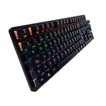 Teclado Mecnico Game Factor KBG400-BL Rainbow Switch Azul USB Color Negro [ KBG400-BL ]