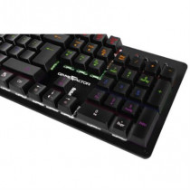 Teclado Mecnico Game Factor KBG400-BL Rainbow Switch Azul USB Color Negro [ KBG400-BL ]