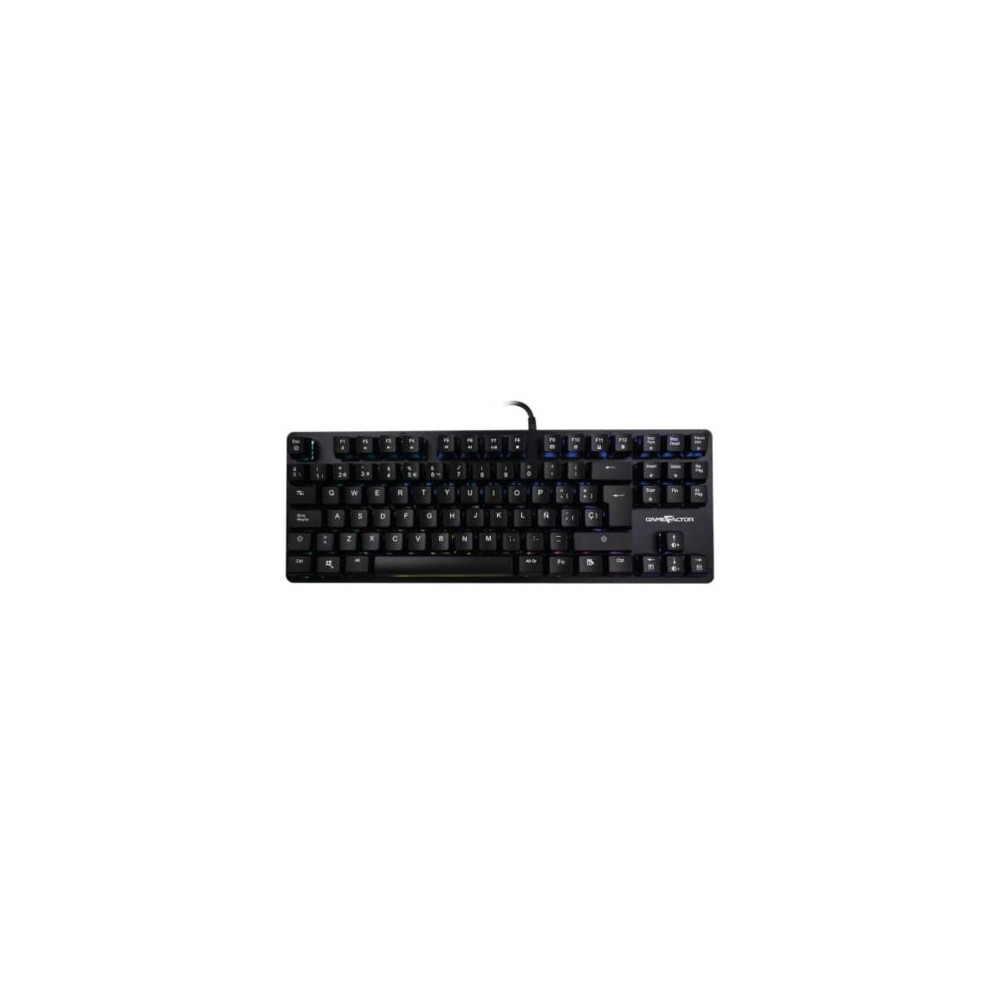 Teclado Mecnico Game Factor KBG500-BL RGB Tenkeyless USB Switch Azul Color Negro [ KBG500-BL ]