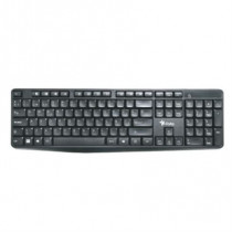 Teclado Stylos Tech Inalmbrico Ergonmico USB Color Negro [ STPTEC4B ]