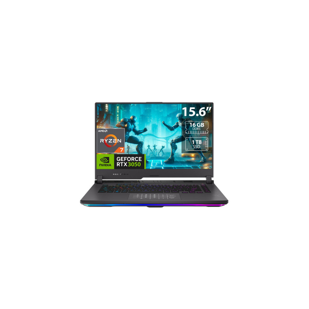 Laptop Asus ROG Strix G513RC-HN089W  15.6"  R7 R7-6800HS 16GB 1TB PCIE G4 SSD SSD WIN11 HOME [ 90NR08A5-M00HB0 ]