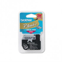 Cinta Brother M921 No Laminada Negro sobre Plateado 9mmx8m PT85 [ M921 ]