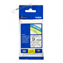 Cinta Brother TZ-121 Laminada Negro sobre Transparente 9mmx8m PT 300/310B/330 [ TZE121 ]