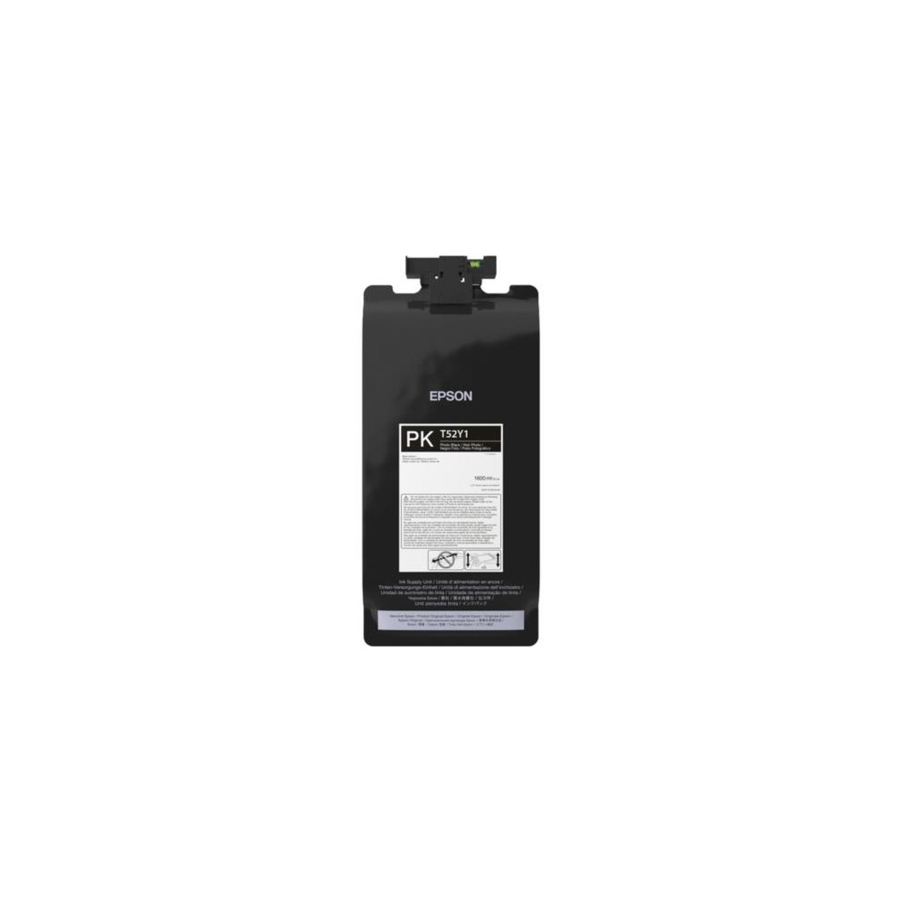 Tinta Epson UltraChrome XD3 Alta Capacidad 1.6L Color Negro Foto [ T52Y120 ]