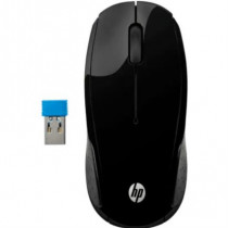 Mouse HP 200 Inalmbrico Can/Eng USB Color Negro [ X6W31A6ABL ]