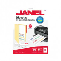 ETIQUETA JANEL LASER 5266 17X87 C/750 (5 COLORES) [ 1085266200 ]