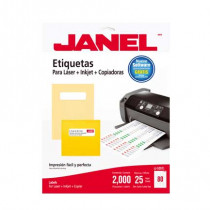 ETIQUETA JANEL LASER 1.3 X 4.5 CM C/2000 [ 1085267101 ]