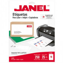 Etiquetas Adhesivas Janel Lser J-5163 51x102mm C/1000 [ 1095163101 ]