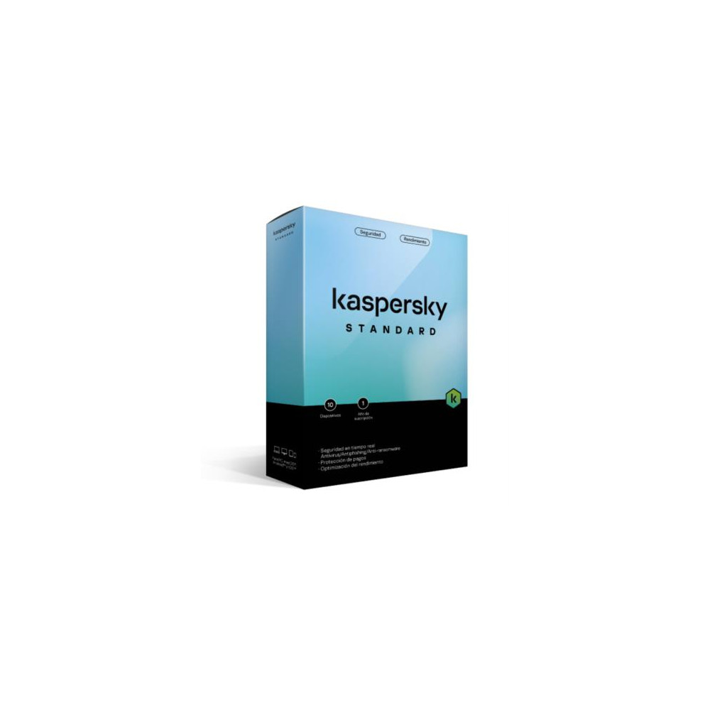 Licencia Antivirus Kaspersky Standard 1 Ao 10 Dispositivos [ KL1041Z5KFS-22 ]