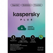 Licencia Antivirus ESD Kaspersky Plus 1 Ao 3 Dispositivos 2 Cuentas KPM [ KL1042ZDCFS ]