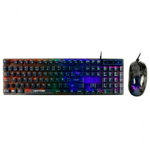 Kit Gamer Perfect Choice Teclado Transparente + Mouse Helumo Almbrico Ergonmico y Resistente [ V-930723 ]