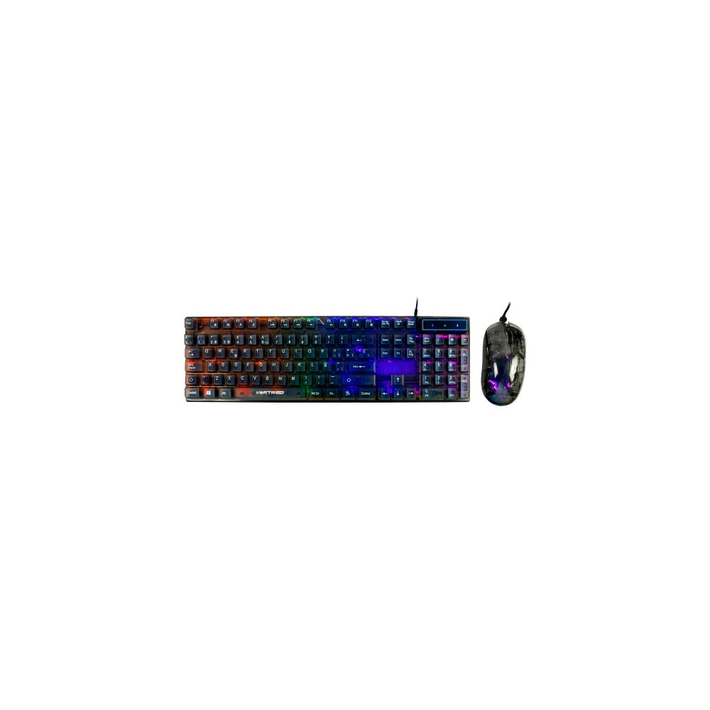 Kit Gamer Perfect Choice Teclado Transparente + Mouse Helumo Almbrico Ergonmico y Resistente [ V-930723 ]