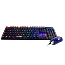 Kit Gamer Perfect Choice Teclado Transparente + Mouse Helumo Almbrico Ergonmico y Resistente [ V-930723 ]