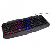 Kit Gaming Vortred Fully Armed 4 en 1 Teclado/Audfonos/Mouse/Mouse Pad Color Negro [ V-930136 ]