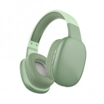 Diadema Inalmbrica Perfect Choice Cloud BT On-Ear Manos Libres Color Verde [ PC-116950 ]