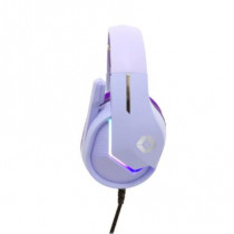 Diadema Vortred Axolotl Gamer Inalmbrica RGB 3.5mm Color Morado [ V-930631 ]