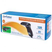 Lector Cdigo Barras Manhattan 80mm Ancho USB Color Negro [ 401517 ]