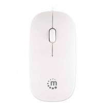 Mouse Manhattan Silhouette ptico USB 1000 ppp Color Blanco [ 178815 ]