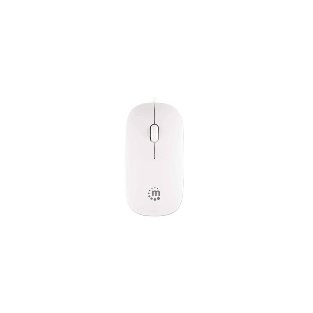 Mouse Manhattan Silhouette ptico USB 1000 ppp Color Blanco [ 178815 ]