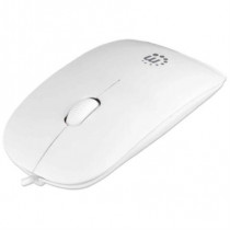 Mouse Manhattan Silhouette ptico USB 1000 ppp Color Blanco [ 178815 ]