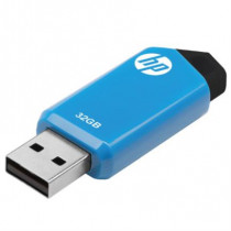 Unidad de Memoria Flash USB PNY HP v150w 32GB Color Azul USB 2.0 [ P-FD32GHPV150W-GE ]