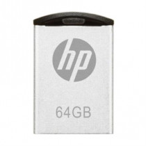 Unidad de Memoria Flash USB PNY HP v222w 64GB Color Plata USB 2.0 [ HPFD222W-64 ]