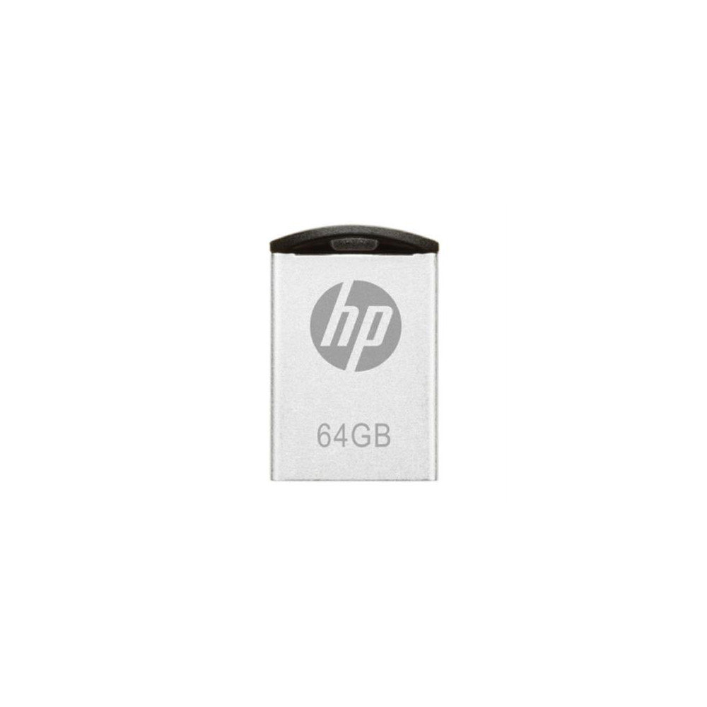 Unidad de Memoria Flash USB PNY HP v222w 64GB Color Plata USB 2.0 [ HPFD222W-64 ]