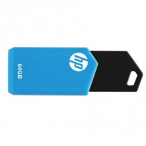 Unidad de Memoria Flash USB PNY HP v150w 64GB Color Azul USB 2.0 [ P-FD64GHPV150W-GE ]