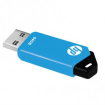 Unidad de Memoria Flash USB PNY HP v150w 64GB Color Azul USB 2.0 [ P-FD64GHPV150W-GE ]