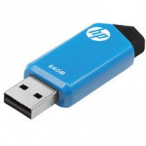 Unidad de Memoria Flash USB PNY HP v150w 64GB Color Azul USB 2.0 [ P-FD64GHPV150W-GE ]