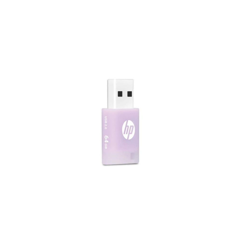 Unidad de Memoria Flash USB PNY HP v168p 64GB Color Lila USB 2.0 [ HPFD168P-64 ]