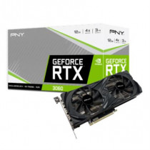 Tarjeta de Video PNY Uprising GeForce RTX3060 12GB Dual Fan GDDR6 PCIe 4.0 1xHDMI 3xDP [ VCG306012DFMPB ]