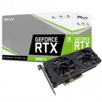 Tarjeta de Video PNY Uprising GeForce RTX3060TI 8GB LHR Dual Fan GDDR6 PCIe 4.0 1xHDMI 3xDP [ VCG3060T8LDFMPB ]