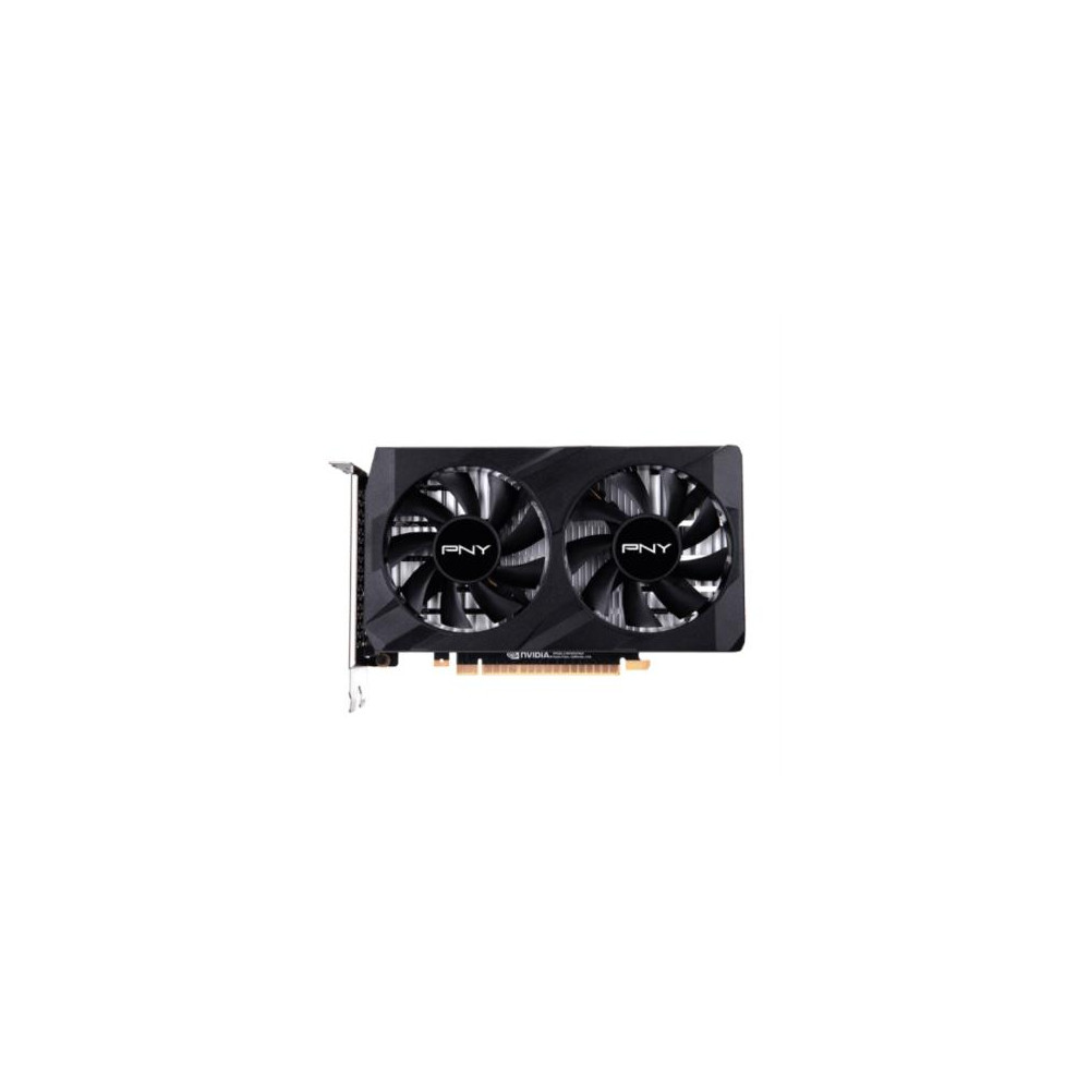 Tarjeta de Video PNY GeForce GTX1650 4GB Dual Fan GDDR6 PCIe 3.0 1xHDMI 1xDP 1xDVI-D [ VCG16504D6DFXPB1 ]