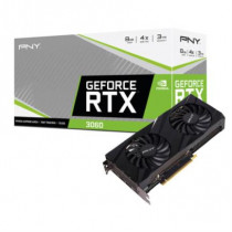 Tarjeta de Video PNY Verto GeForce RTX3060 8GB Dual Fan GDDR6 PCIe 4.0 1xHDMI 3xDP [ VCG30608DFBPB1 ]