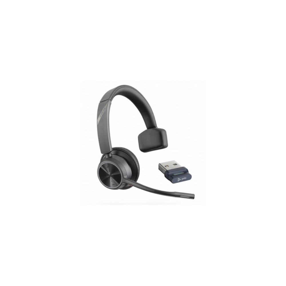 Diadema Inalmbrica Poly Voyager 4310 UC USB Tipo A Bluetooth Negro [ 218470-01 ]