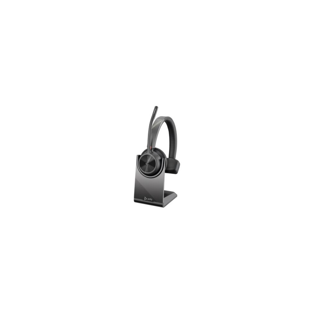 AURICULARES POLYCOM Voyager 4310 UC Inalambricos Diadema USB tipo A Bluetooth con Base de carga Negr [ 77Y92AA ]