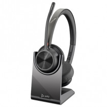 Auriculares Poly Voyager 4320 UC Stereo USB-A Headset + BT700 USB-A Adapter + Charging Stand [ 77Y99AA ]