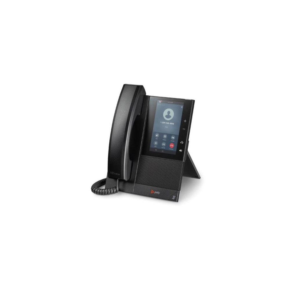 Poly Telefono IP multimedia empresarial CCX 500 con SIP Abierto y compatible con PoE [ 82Z78AA ]