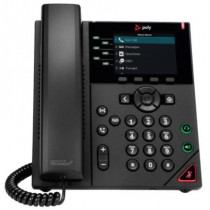 Poly Telefono IP VVX 350 de 6 lineas y habilitado para PoE [ 89B68AA ]