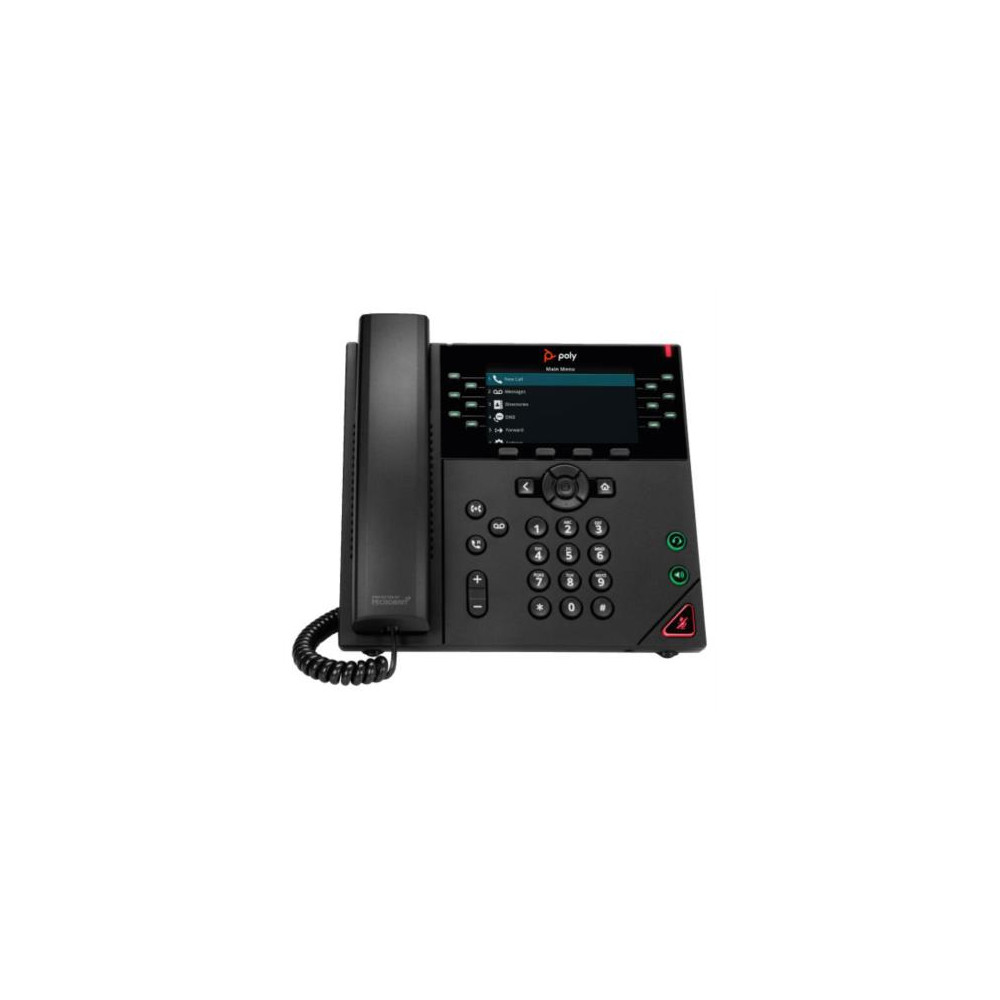 Poly Telefono IP VVX 450 de 12 lineas y habilitado para PoE [ 8B1L7AAAC3 ]